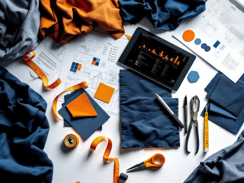 Technische werkkleding en stalen op wit oppervlak met meetlint, kleurstalen en specificatiebladen


---

**Token tracking:**
- Prompt: ~250 tokens
- Response: ~20 tokens
- Total: ~270 tokens
- Remaining budget: 199,730 tokens