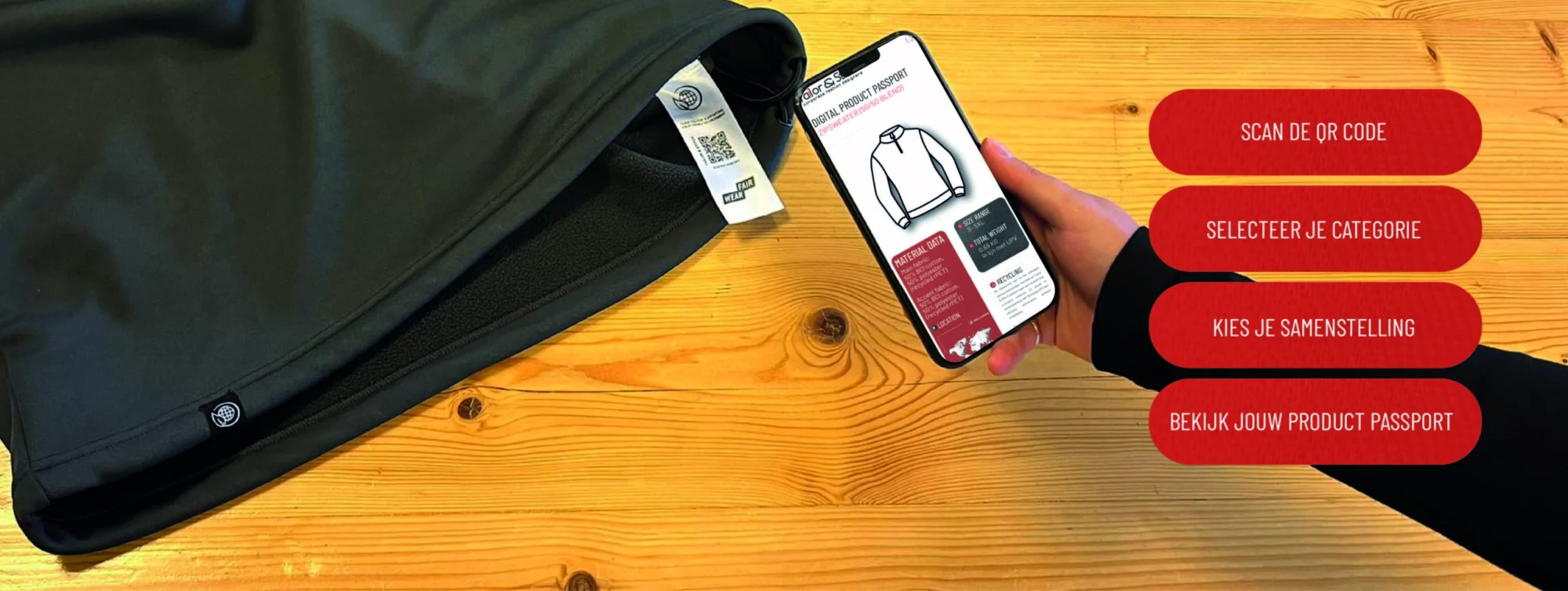 Digital Product Passport: scan het label en bekijk de herkomst van je kleding